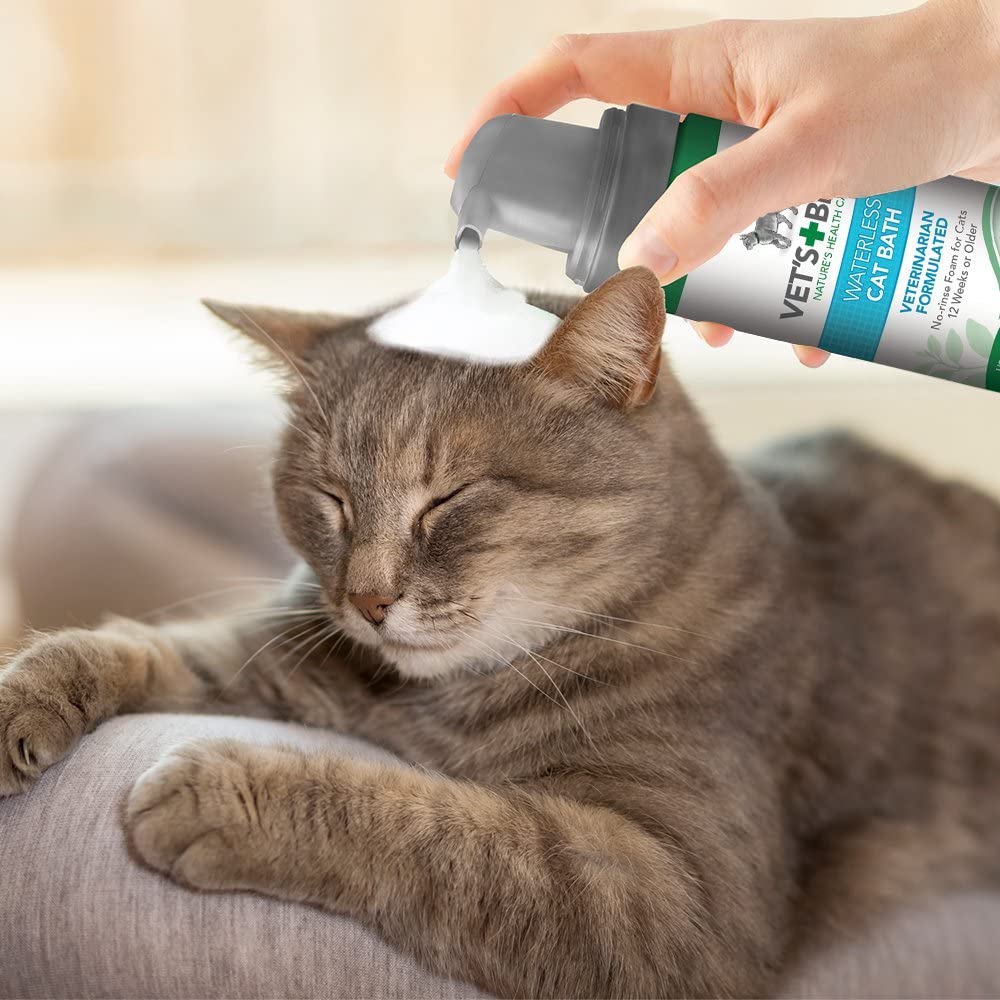 Waterless cat shampoo